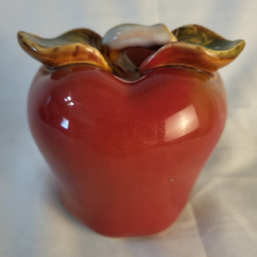 Vintage Ceramic Apple Kitchen Scrubbie Sponge or Soap Holder Grannycore - Picture 3 of 8